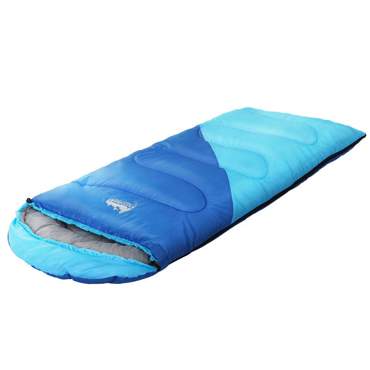 Weisshorn Kids Thermal Sleeping Bag | Blue 172cm | Perfect for Camping & Hiking