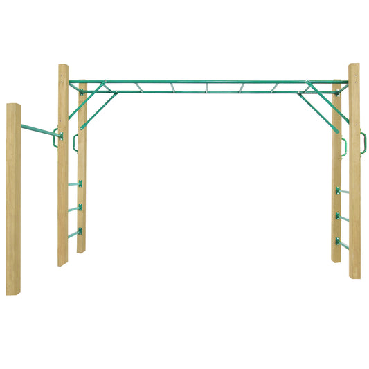 Lifespan Kids Amazon 3.0m Outdoor Monkey Bar Set - Durable Timber Construction